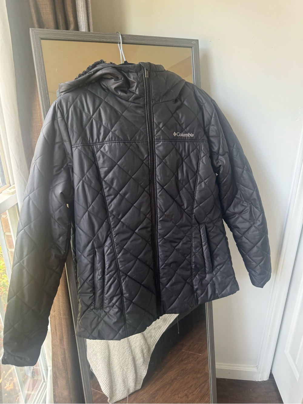 Columbia Black Plush Fleece Jacket